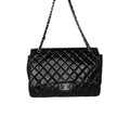 Chanel Lambskin Quilted Maxi Classic Single Flap Black