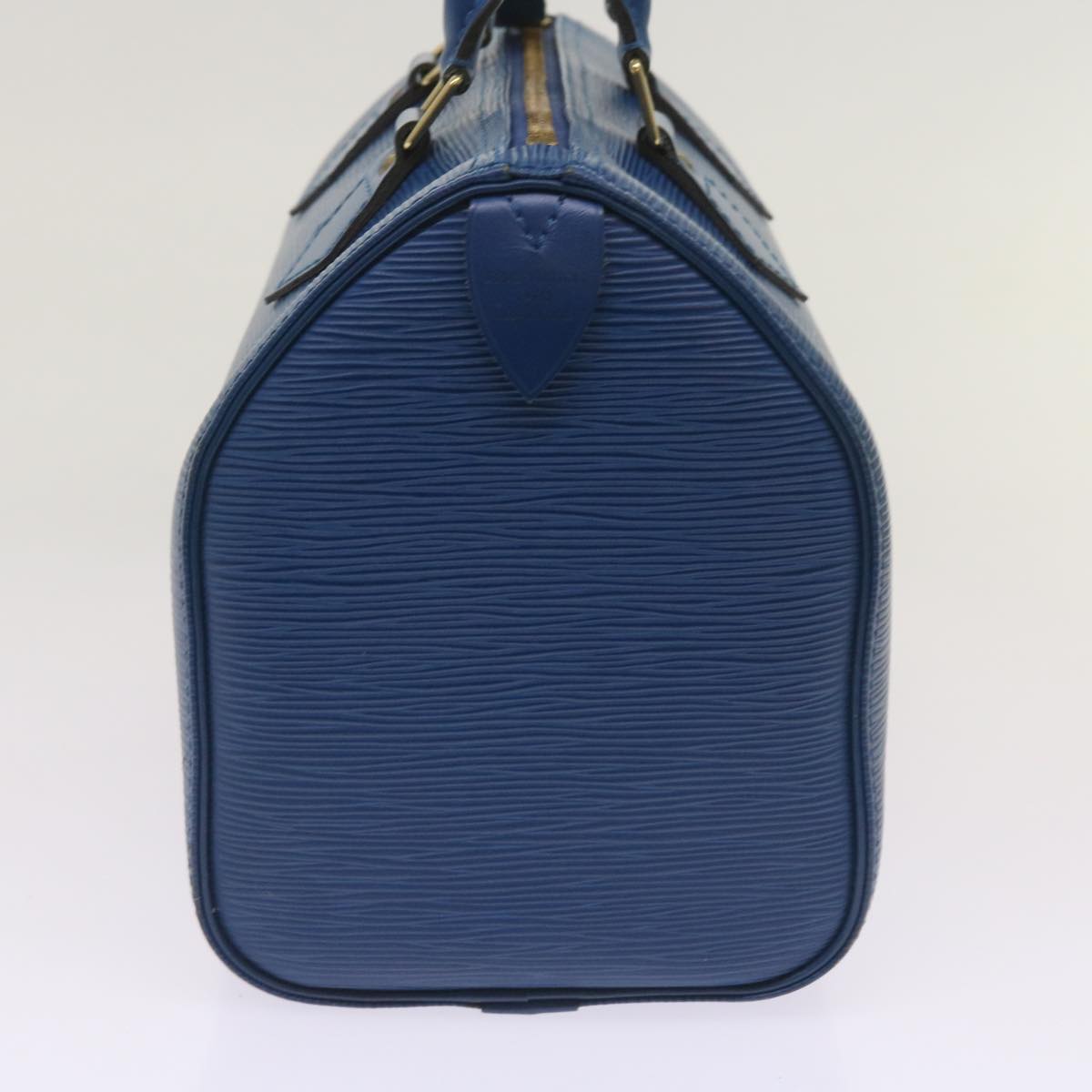 Louis Vuitton Epi Speedy 25 Hand Bag Toledo Blue M43015 Lv Auth 66353