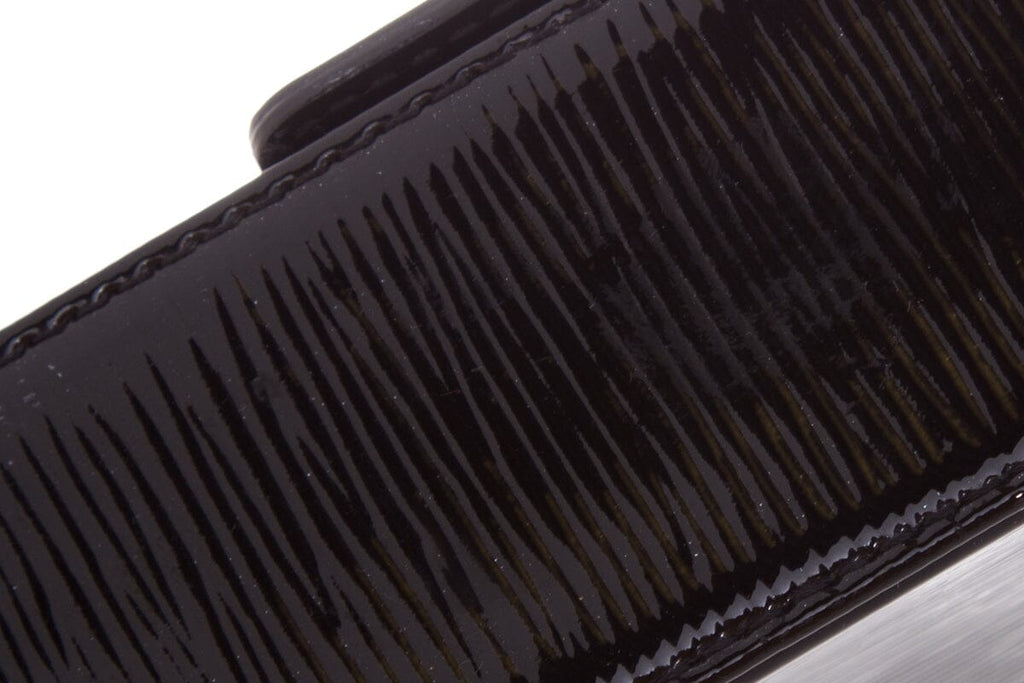 Louis Vuitton Sobe Black Patent Epi Leather Clutch