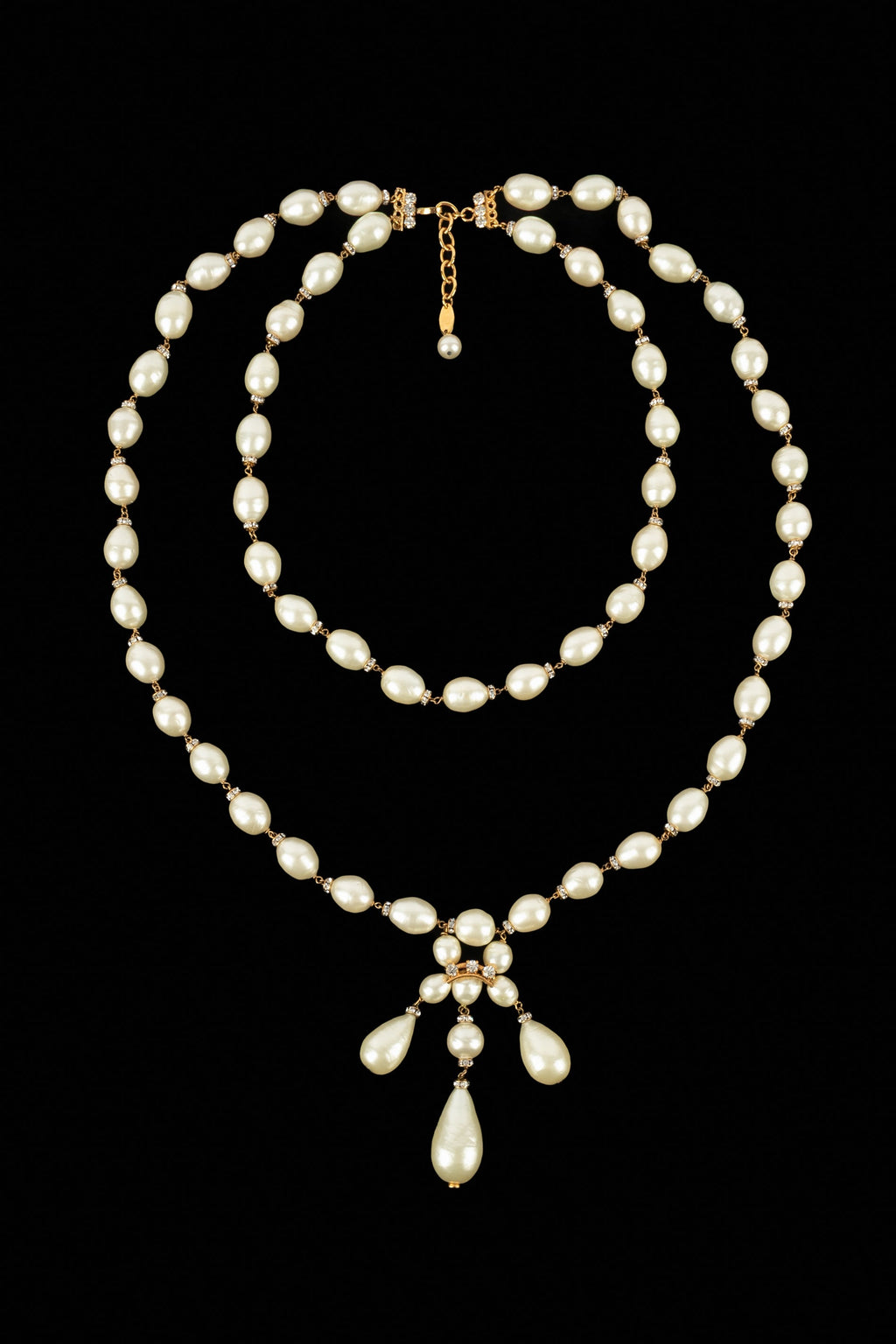 Collier de perles Chanel 1980's