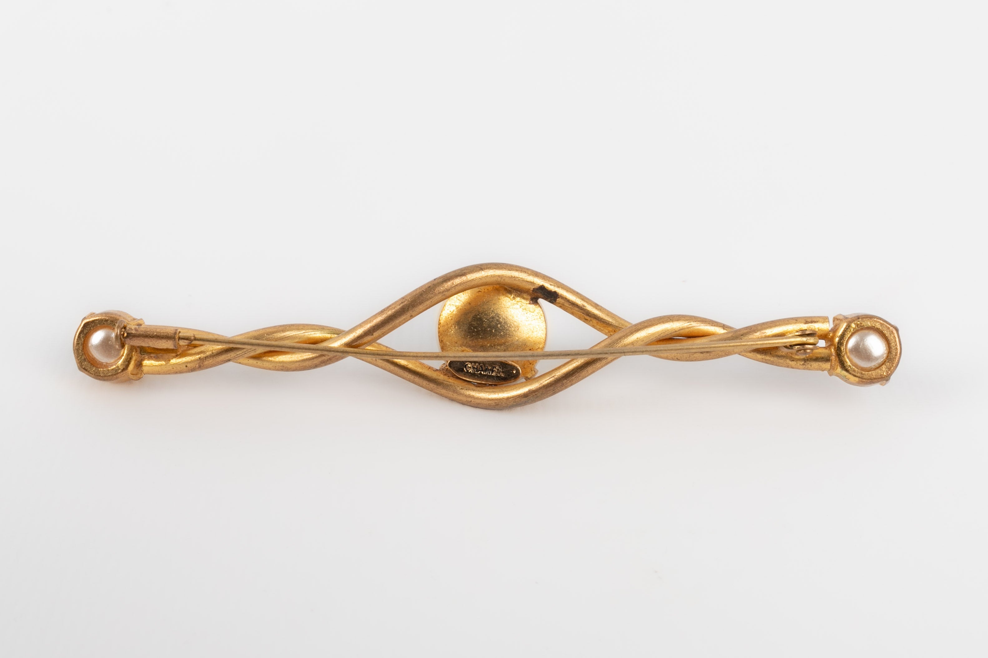 Broche dorÃƒÆ’Ã‚Â©e Chanel