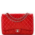 CHANEL Classic Double Flap Bag Quilted Lambskin Maxi