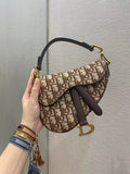 GLAMI Brown Mini Saddle Bag For Women 21cm/7in CD