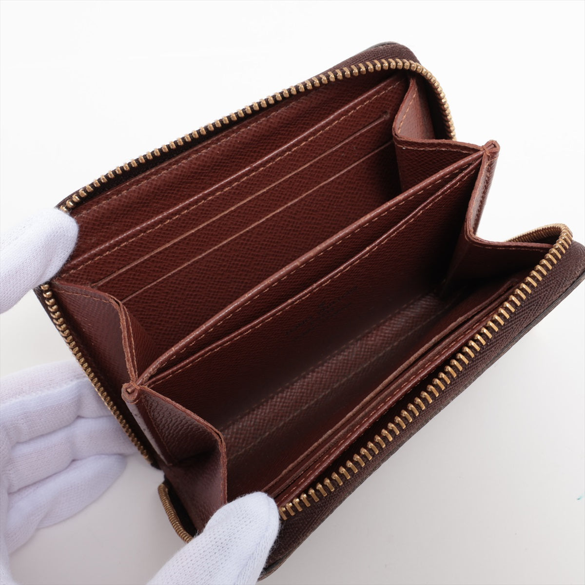 Louis Vuitton Monogram Zippy Coinpace M60067 Brown Coinpace
