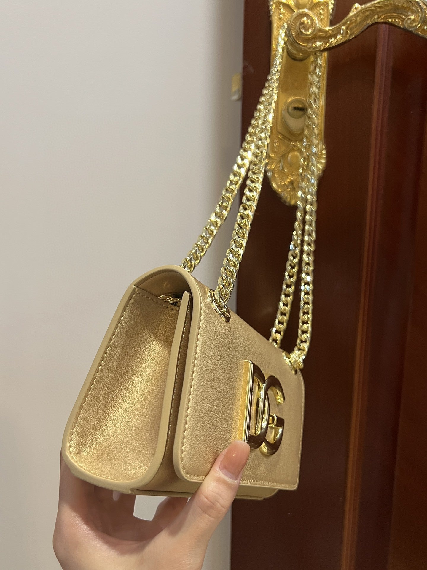 GLAMI Polished 3.5 Phone Bag Gold For Women 7.3in/19cm GLAMI