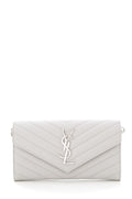 Saint Laurent Light Gray Grain De Poudre WOC