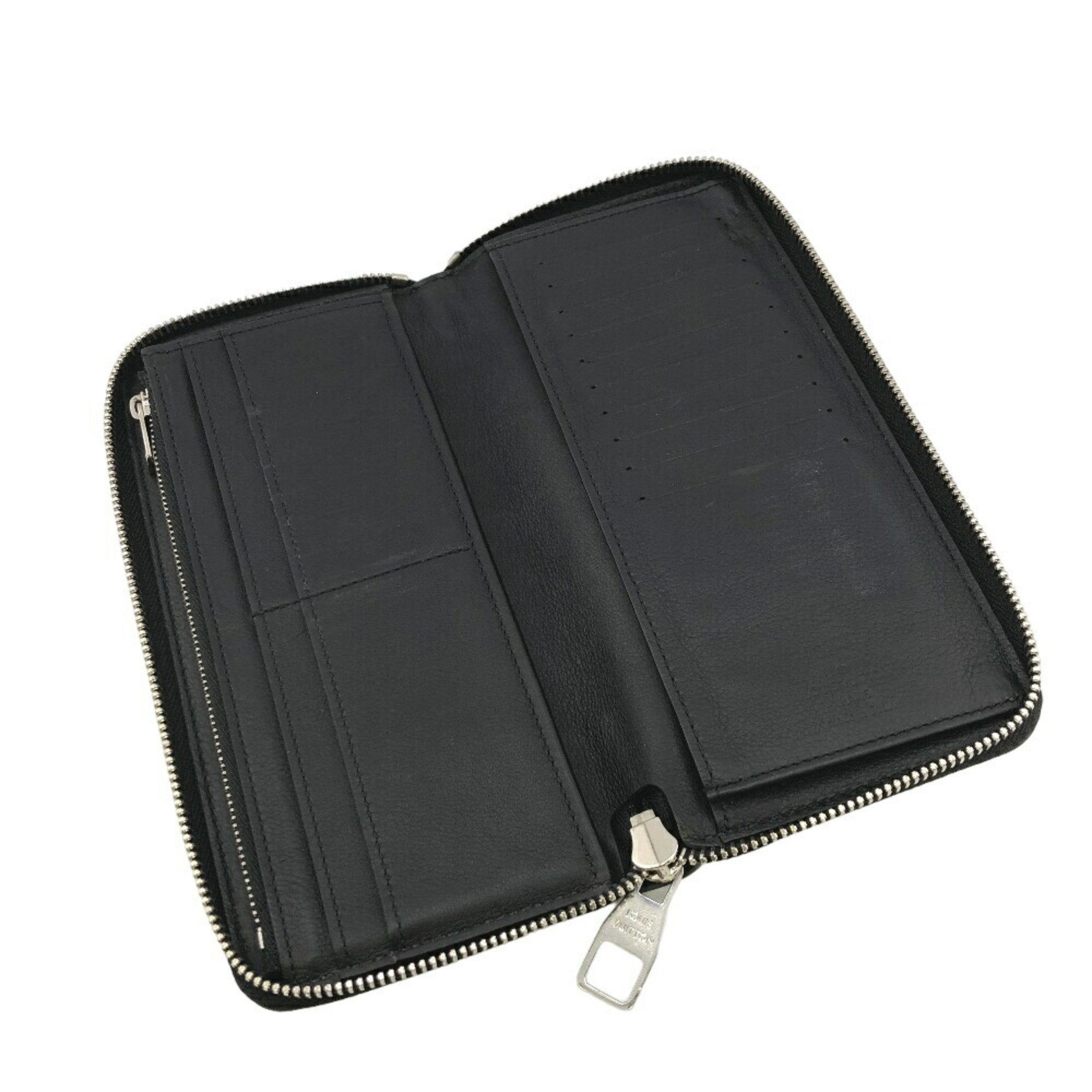 Louis Vuitton Zippy Wallet Vertical  Leather Wallet