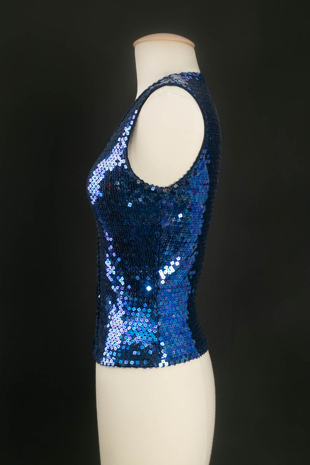Gilet bleu ÃƒÆ’Ã‚Â  sequins Chantal Thomass