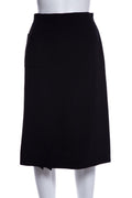 Chanel Black Pencil Skirt SZ 38