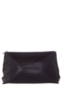 Bottega Veneta Black Leather Cosmetics Case