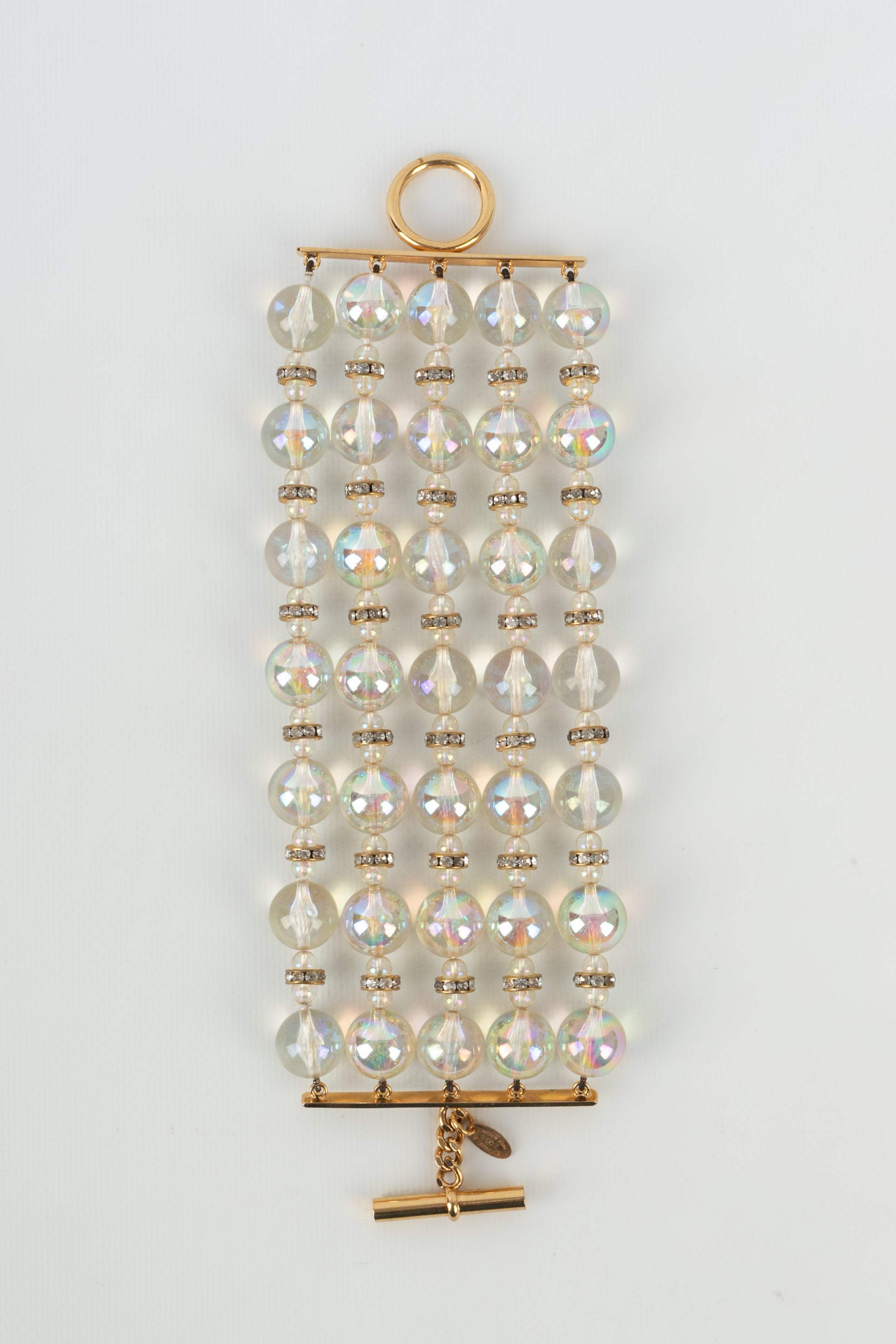 Bracelet de perles Chanel 1990s