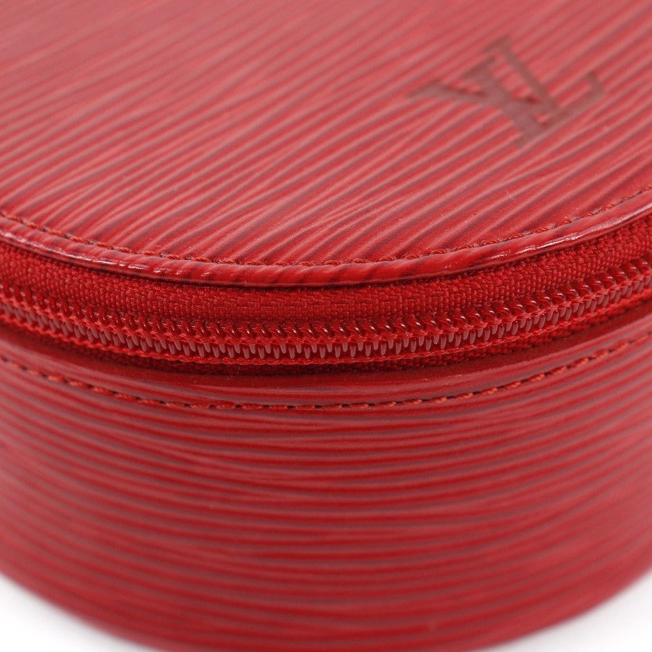 Louis Vuitton Ecran Vision Porterait Jewelry Case M48227 Epileptic Castilian Red French Fasciner Ecran Bijoux