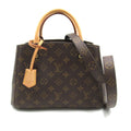 Louis Vuitton Louis Vuitton Montaigne BB Bag PVC Coated Canvas Monogram  Brown M41055