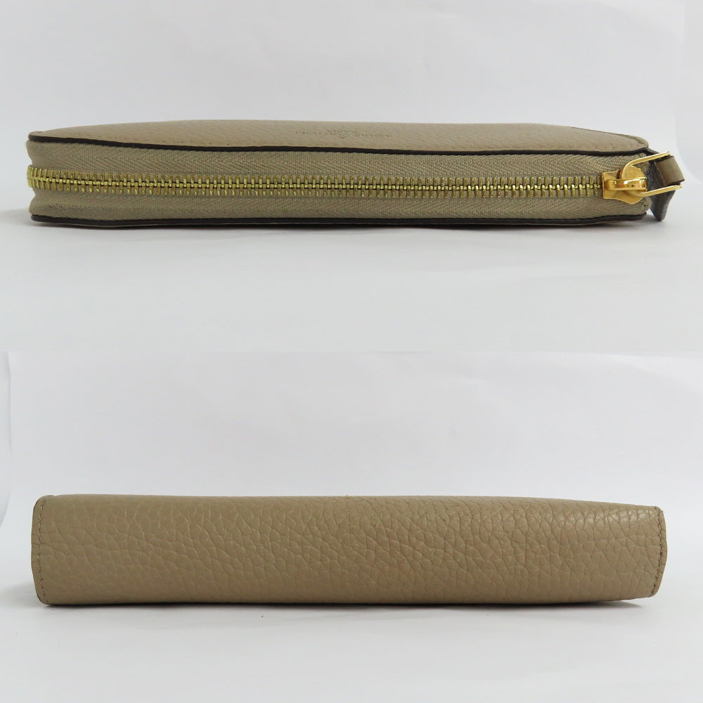 Louis Vuitton Portefolio Comet M63104  Leather Gr Beige G  L Word  Long Wallet  Unisex