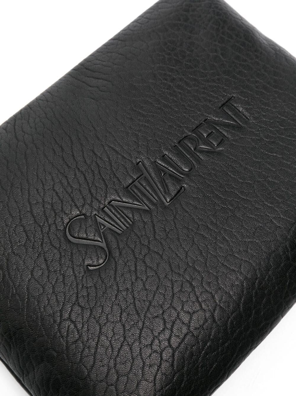 Saint Laurent Men Large Puffy Pouch Clutch Bag