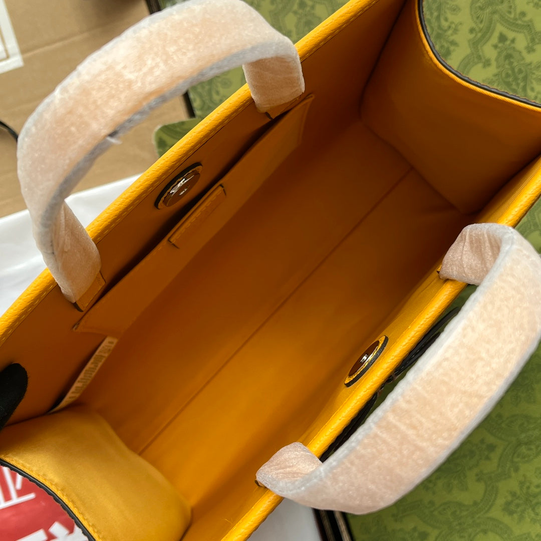 gg Children’s Mushroom Tote Bag Brown For Women, Women’s Bags 11.2in/28.5cm gg‎ ‎705042 2S8HN 2886