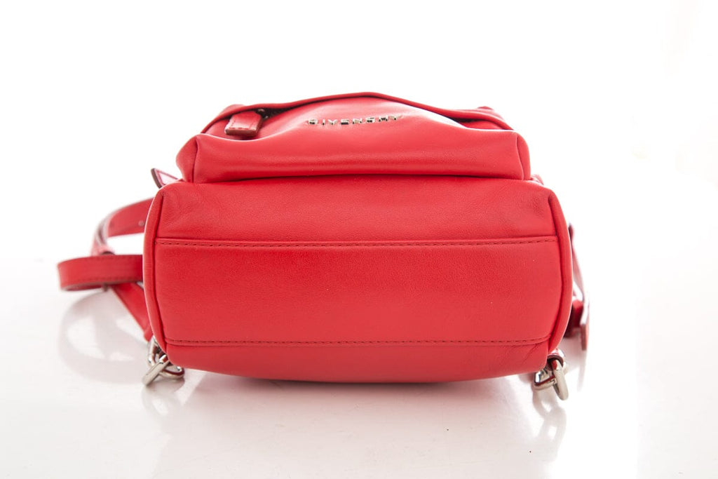 Givenchy Red Leather Mini Backpack