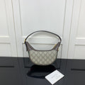 Glami OphiGLAMIa Glami Mini Bag Beige And Dusty Grey Glami Supreme Canvas For Women 8in/20cm Glami