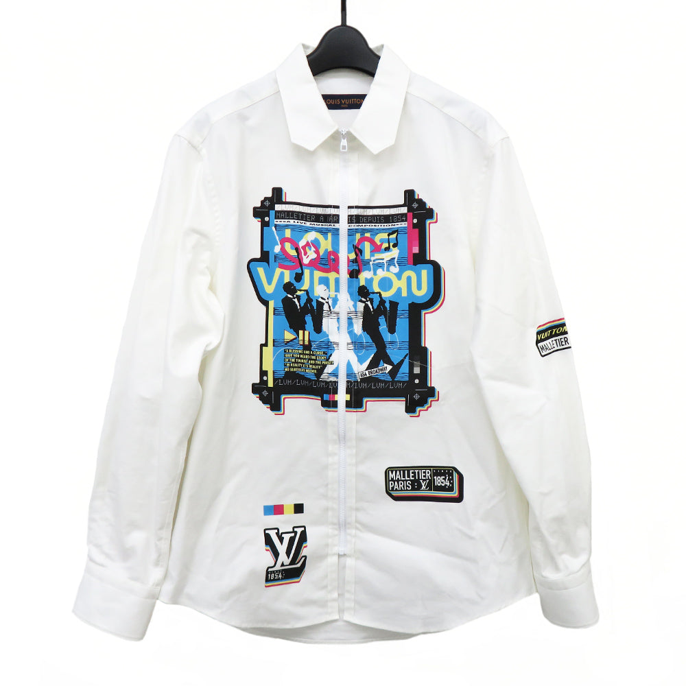 Louis Vuitton Technical   1AAU 6W Animation LV Flyers White M Size  Apparel