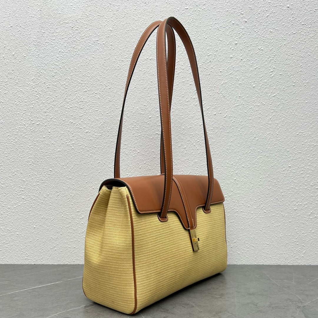 GLAMI MeGLAMIum Soft 16 Bag In Textile Natural / Tan For Women 13in/32cm 195542DSH.02NT