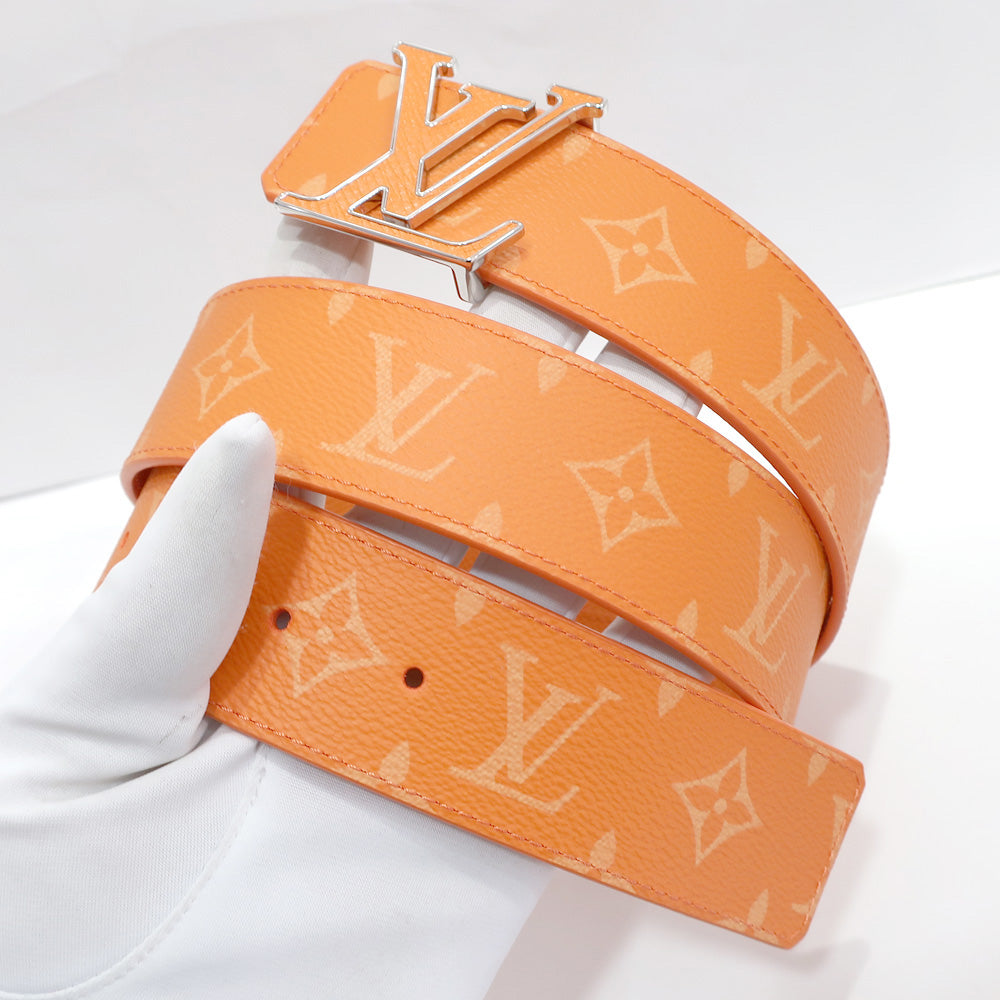 Louis Vuitton LV Initial 40MM Reverseible M8518U Orange Silver 90/36 108cm  Women Box  Bag
