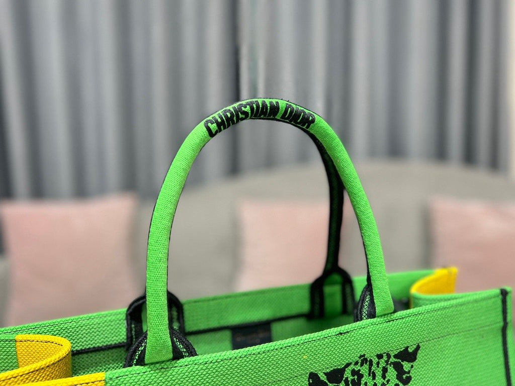 GLAMI Large Book Tote Green, For Women, WomenÃ¢â‚¬â„¢s Handbags 16.5in/42cm CD