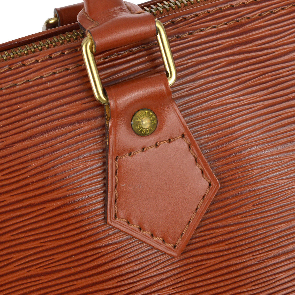 Louis Vuitton 1993 Brown Epi Speedy 25 Handbag M43013