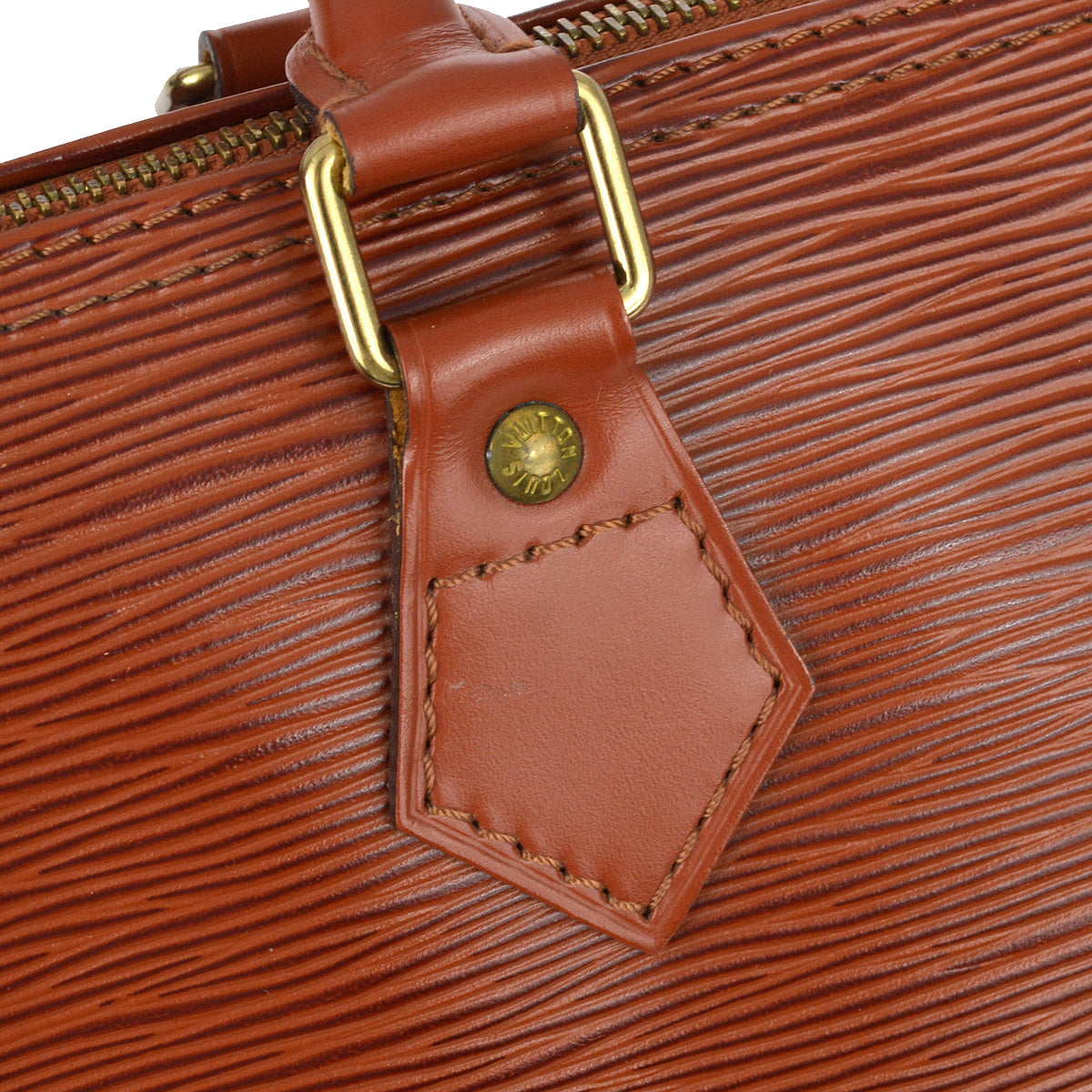 Louis Vuitton 1993 Brown Epi Speedy 25 Handbag M43013