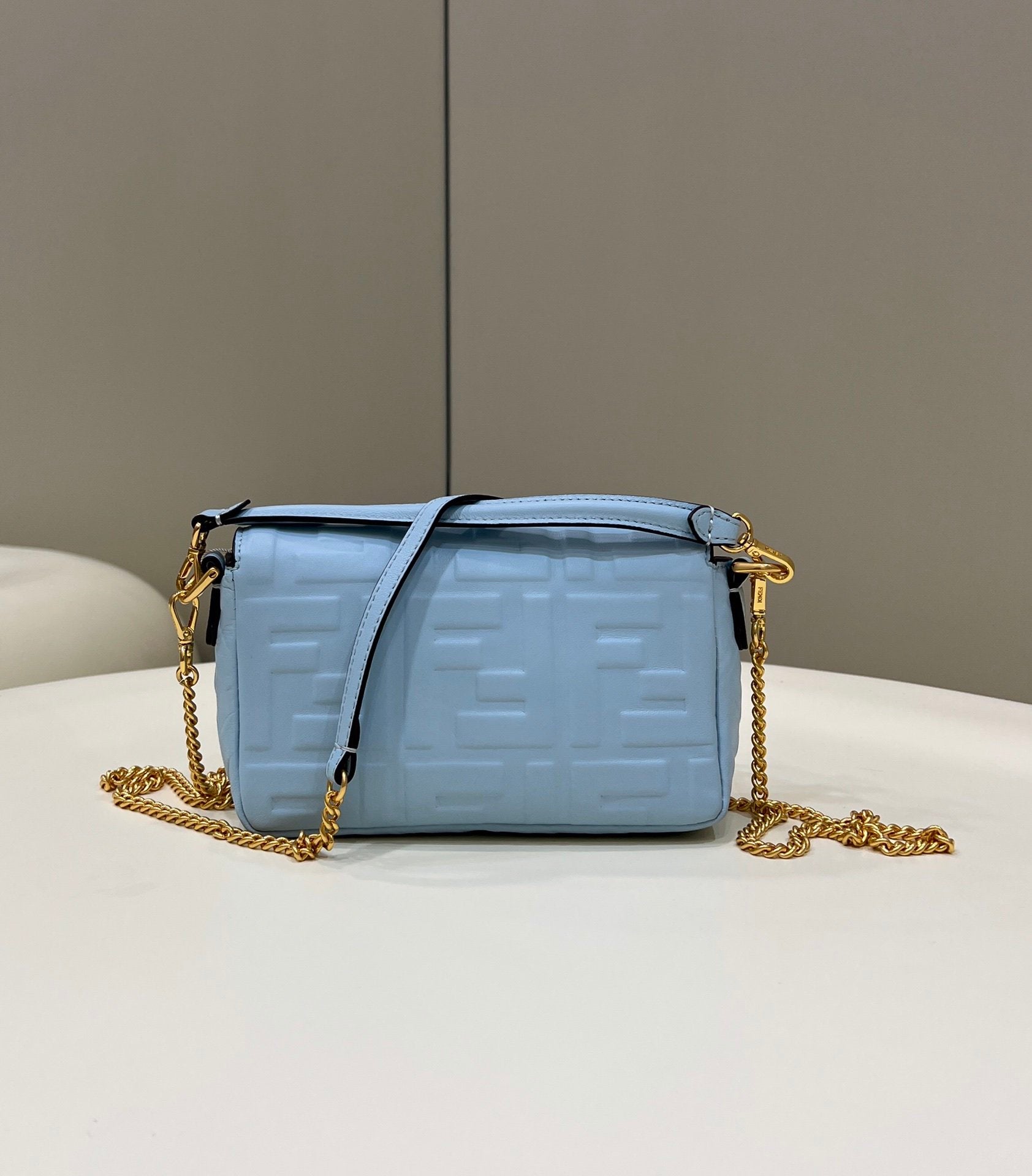 FI Baguette Blue For Women, Handbags, Shoulder And Crossbody Bags 7.5in/19cm FF 8BS017