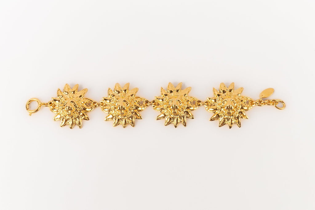 Bracelet lions Chanel 1980's