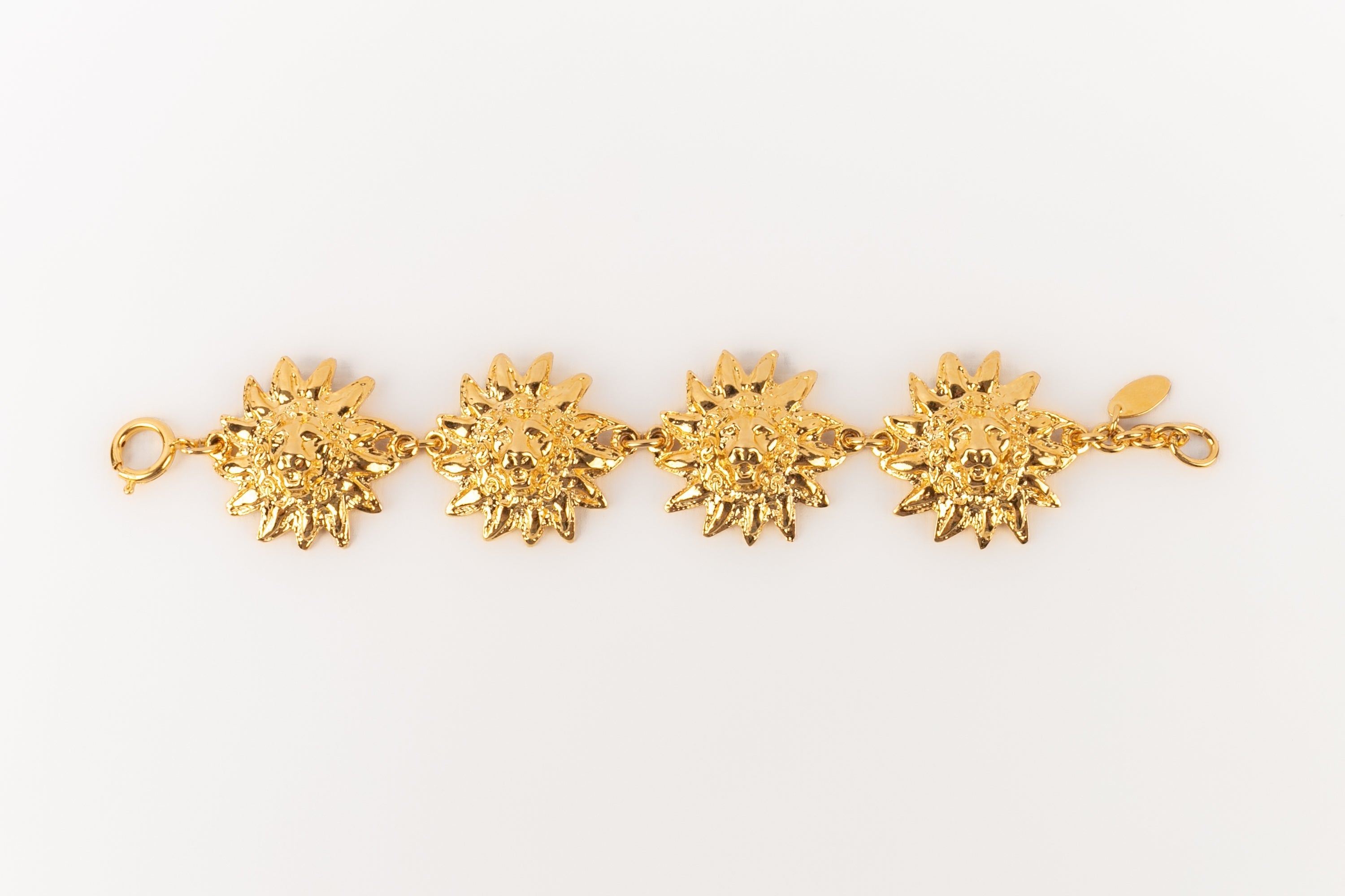 Bracelet lions Chanel 1980's