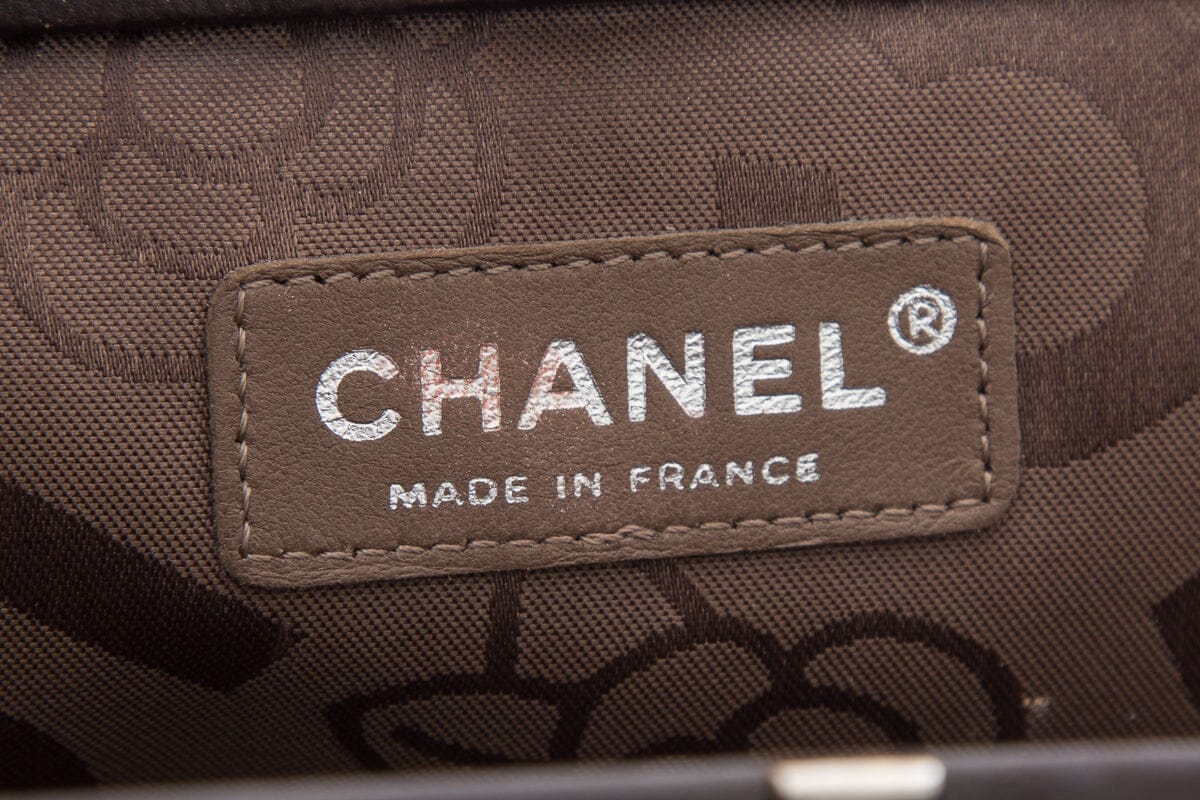 Chanel Vintage Brown Clutch