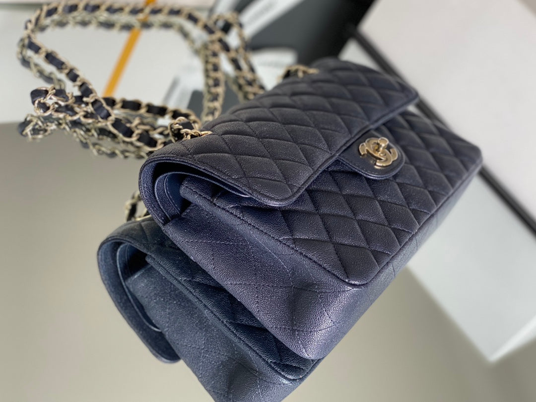 CHL Classic Handbag 26cm Dark Blue For Women A01112