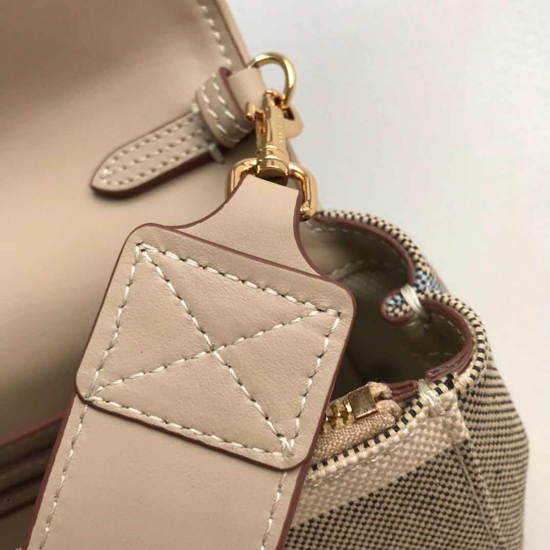 GLAMI Vintage Check And Small Crossbody Bag For Women, Bags 7.1in/18cm
