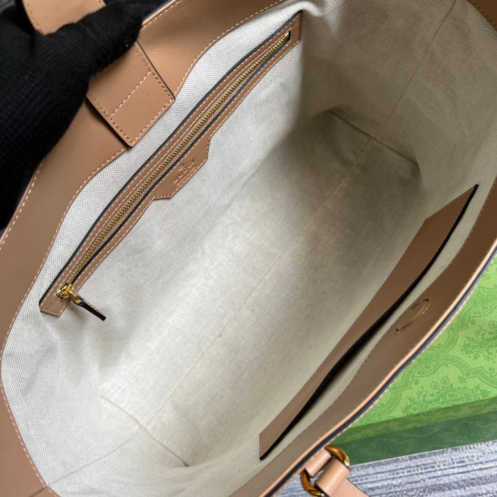 gg Medium Tote Beige For Women, Women’s Bags 15in/38cm gg ‎631685 UM8IG 9500