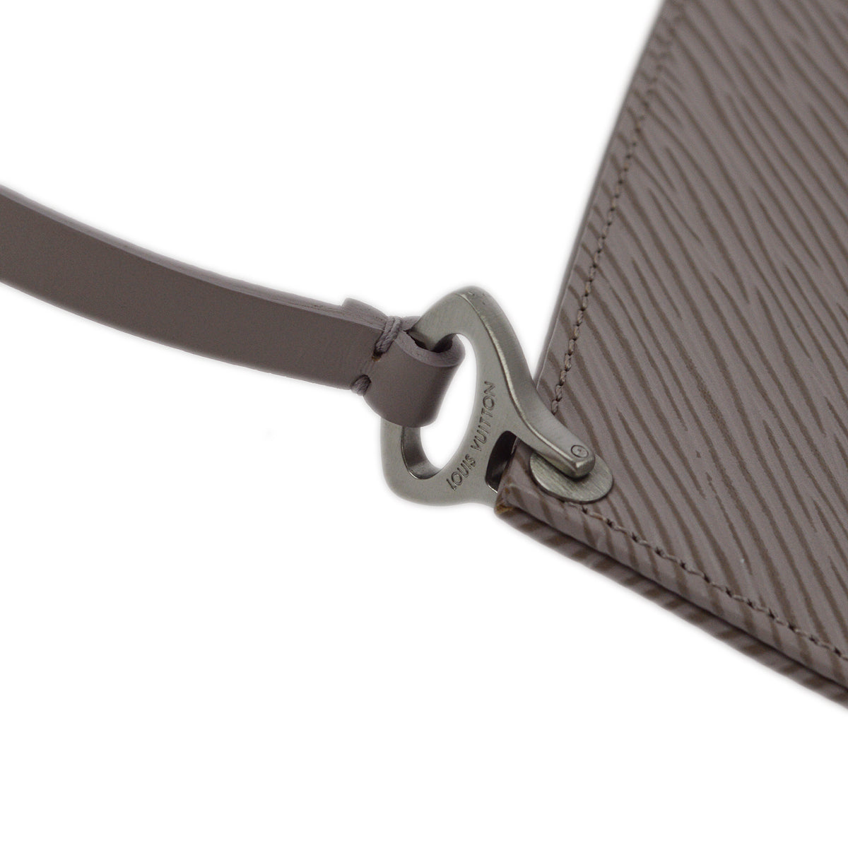 Louis Vuitton 2001 Purple Epi Pochette Demi-lune Handbag M5262B