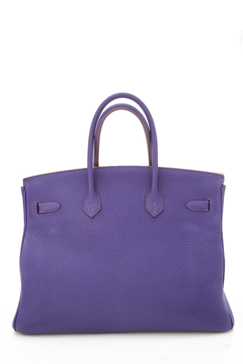 HermÃƒÆ’Ã‚Â¨s Ultra Violet 35CM Birkin in Togo Leather- With Key