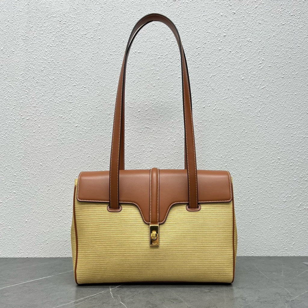 GLAMI MeGLAMIum Soft 16 Bag In Textile Natural / Tan For Women 13in/32cm 195542DSH.02NT