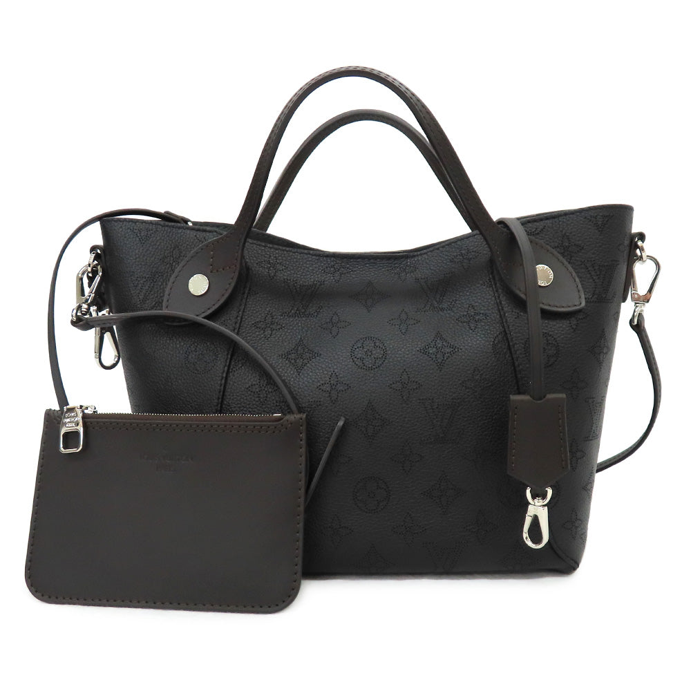 Louis Vuitton Hina PM M54350 Machina Monogram Shoulder Bag 2WAY Noir Black Silver G  Leather
