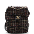 CHANEL Urban Spirit Backpack Quilted Tweed Small