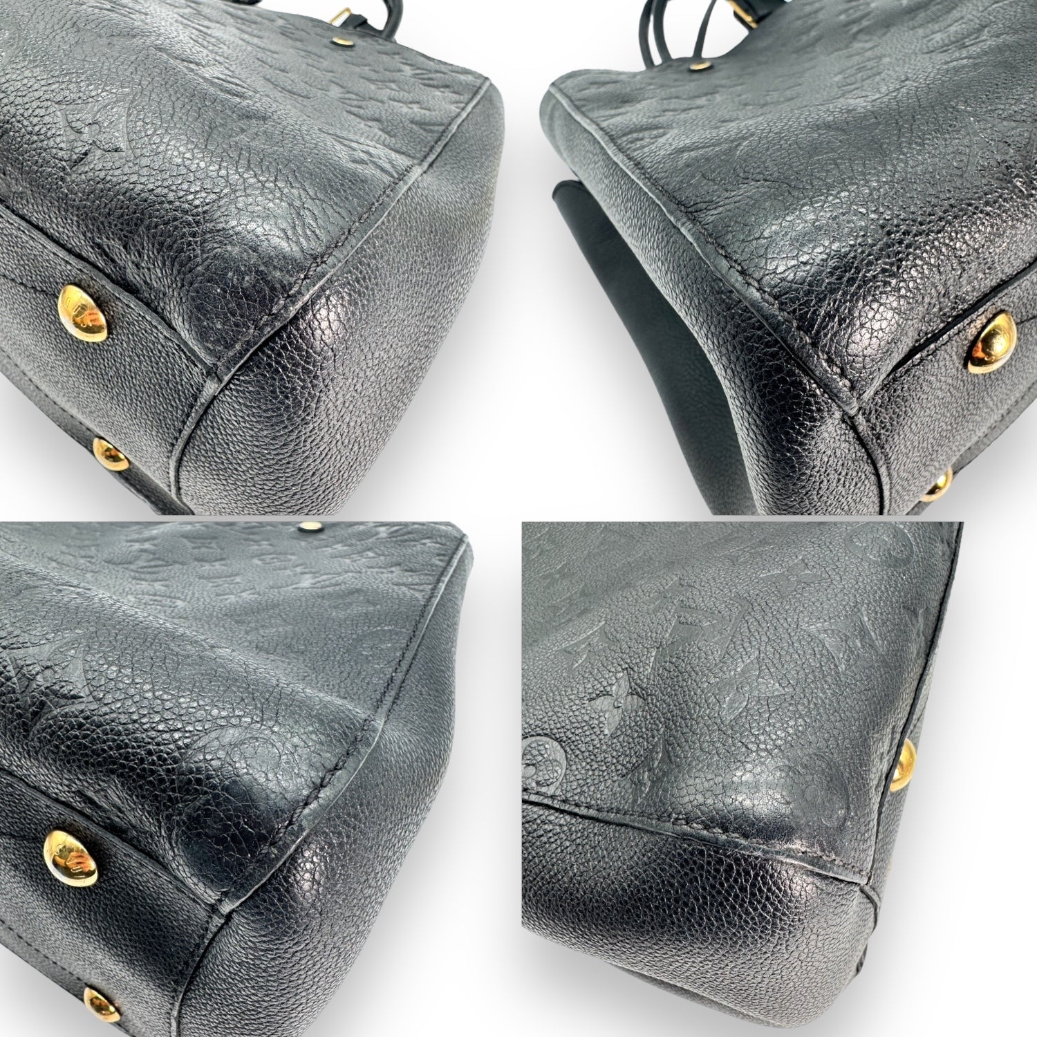 Louis Vuitton Monogram Empreinte Leather Montaigne MM Handbag