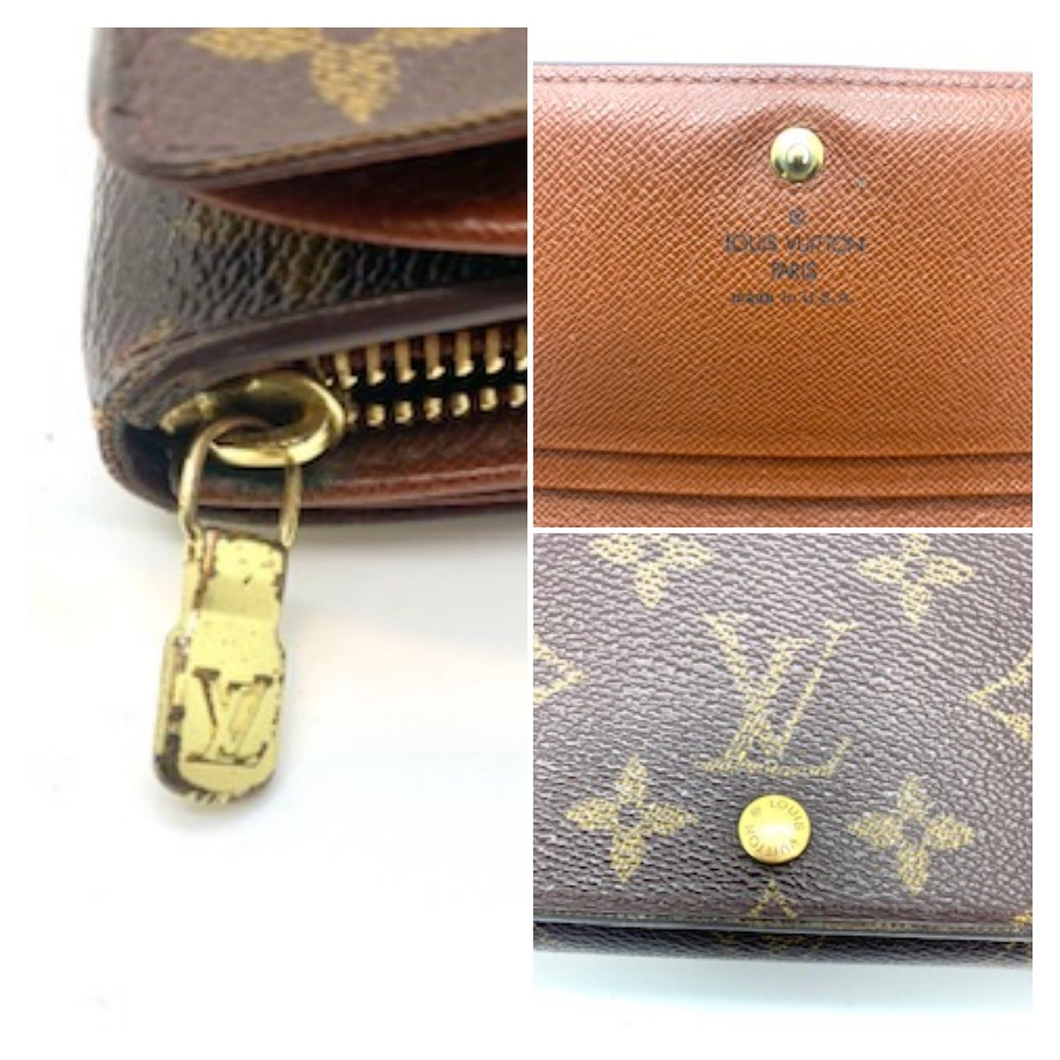 Louis Vuitton Monogram Porte Monnaie Tresor Wallet