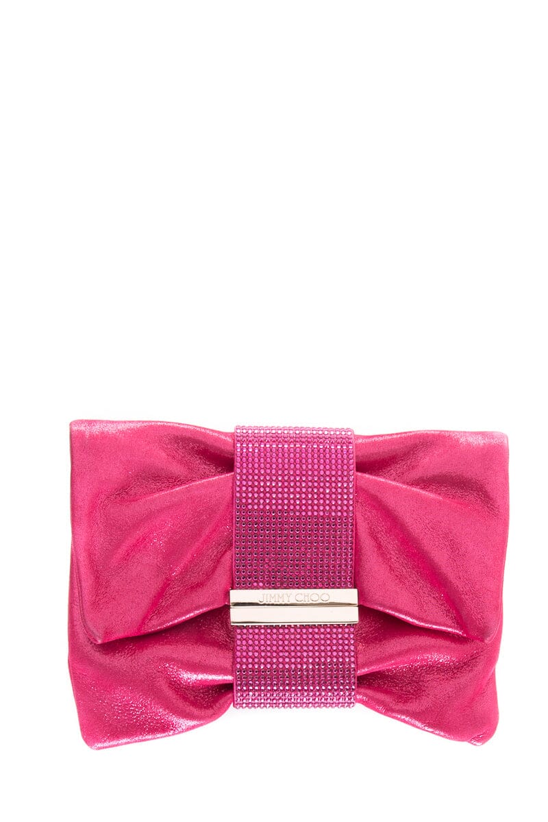 Jimmy Choo Pink Crystal Detail  Handbag