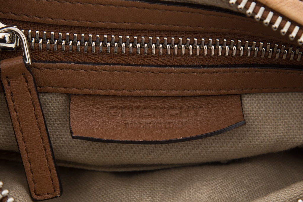 Givenchy Brown Distressed Pandora Handbag