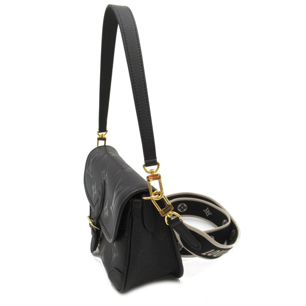 Louis Vuitton Louis Vuitton Diana 2w Shoulder Bag Leather Monogram Emplant  Black M46386