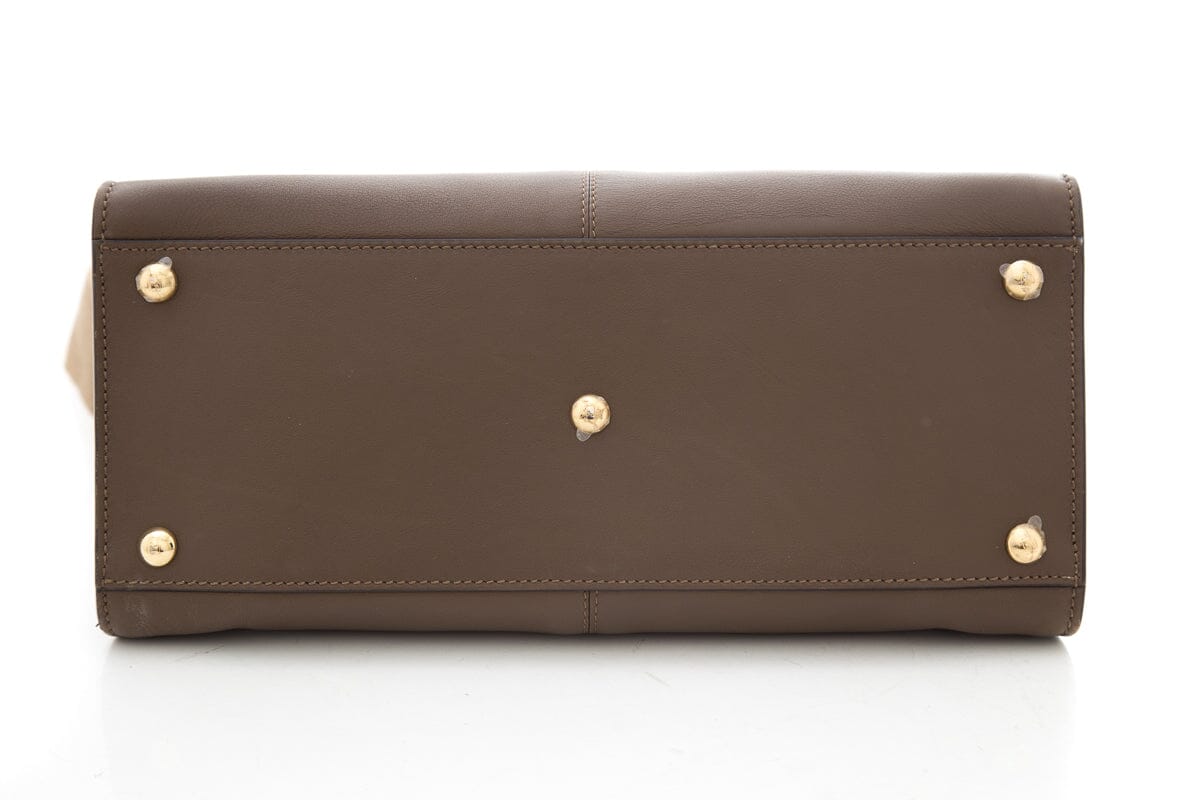 Fendi Brown Med Peekaboo Handbag