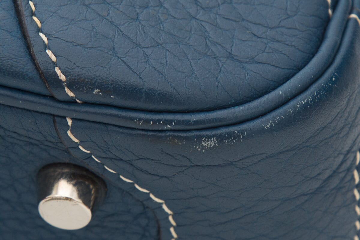 HermÃƒÆ’Ã‚Â¨s OMNIBUS PM  Blue Jean Togo Tote