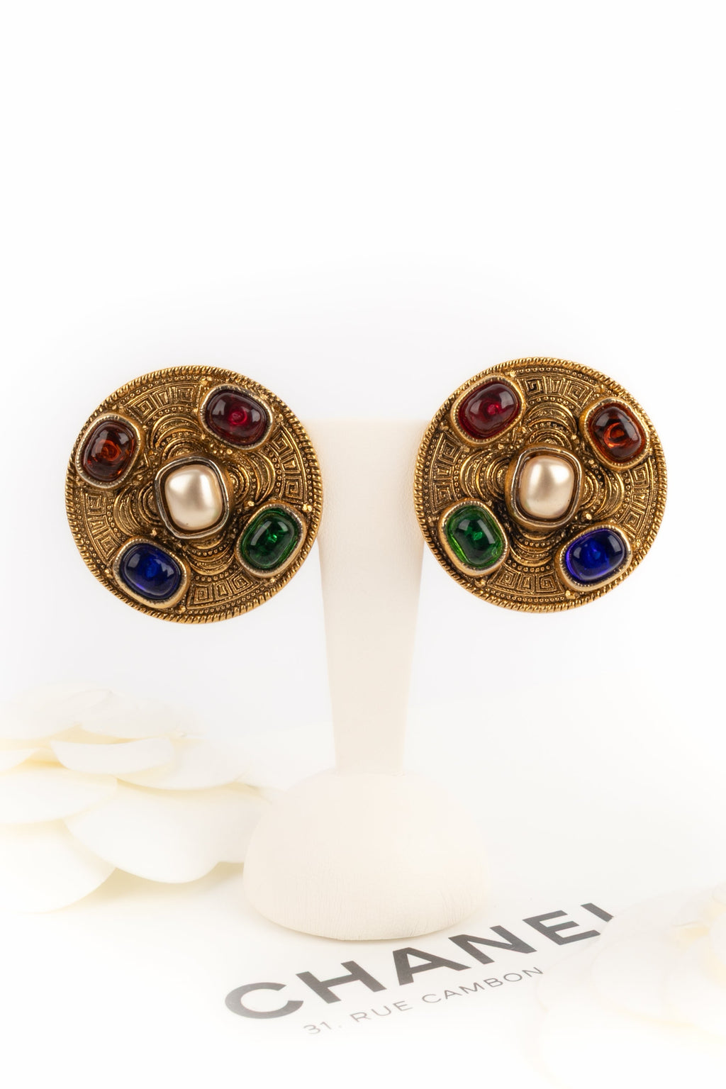 Boucles d'oreilles byzantines Chanel