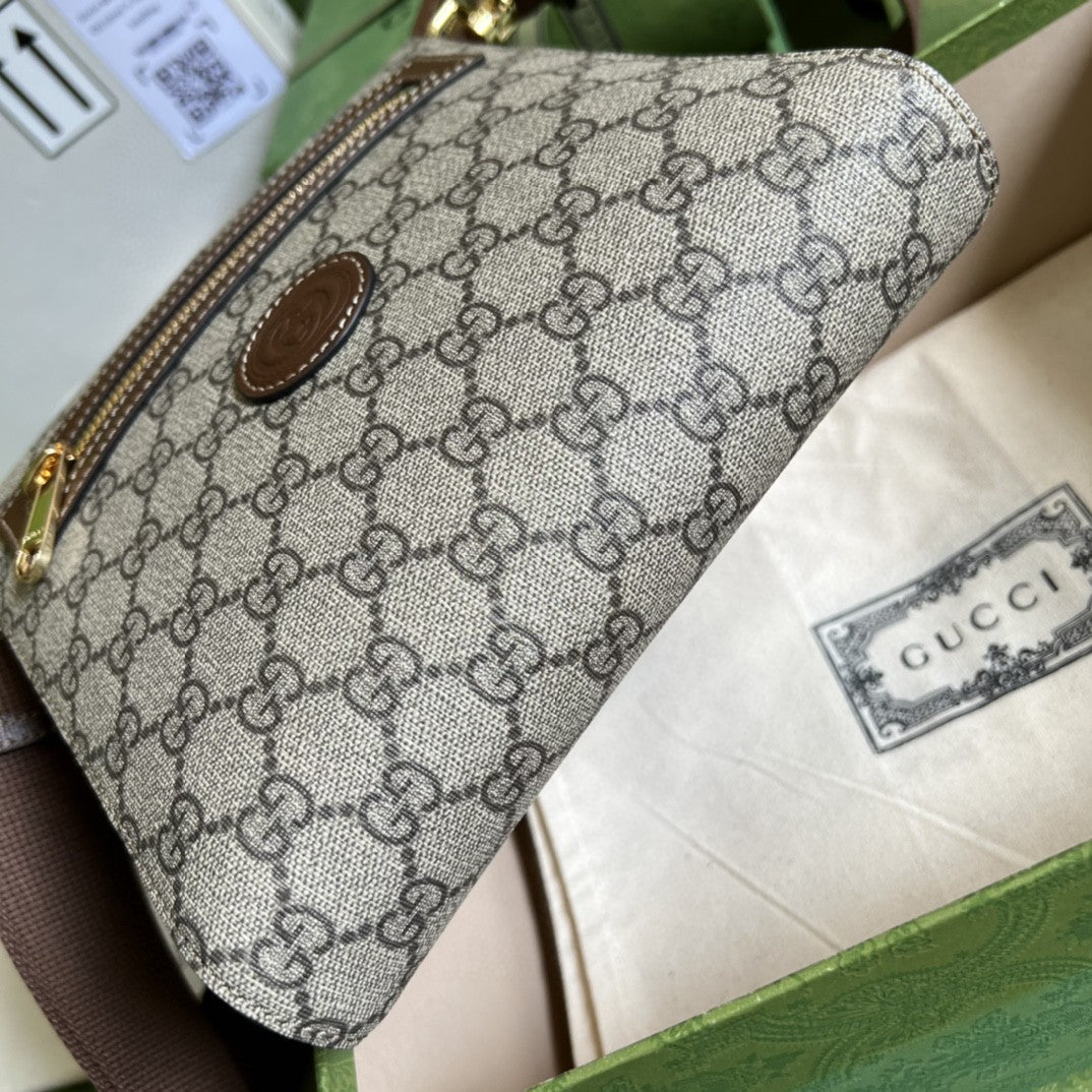 Glami Supreme Messenger Bag Beige And Ebony Glami Supreme Canvas For Women 9.3in/23.5cm Glami 681021 92THG 8563