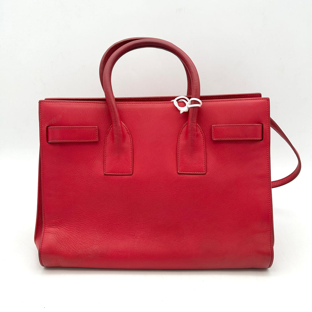 Pre-owned SAINT LAURENT Calfskin Small Sac De Jour Lipstick Pink LA7453